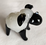 Ornament - Glass Art Cute Sheep (Set of 4 Assorted)