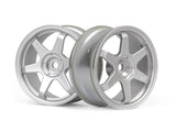Radio Control - HPI TE37 Wheel 26mm Matte Chrome (0mm Offset)