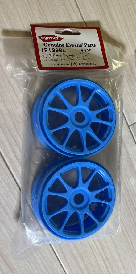 Kyosho Parts 1/8 10 Spoke Wheel Blue