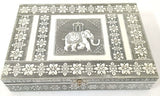 Jewellery Box - Elephant Design with Ring Holder (28 x 20.3 x 5cm)