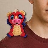Shoulder Plush - Red Dragon (9 x 6 x 45cm)
