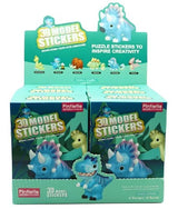 Bling Box 3D Model PVC Stickers Puzzle - Dinosaurs (Set of 6)