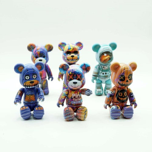 Blind Box 3D Model PVC Stickers Puzzle - Big Bear (Set of 6)