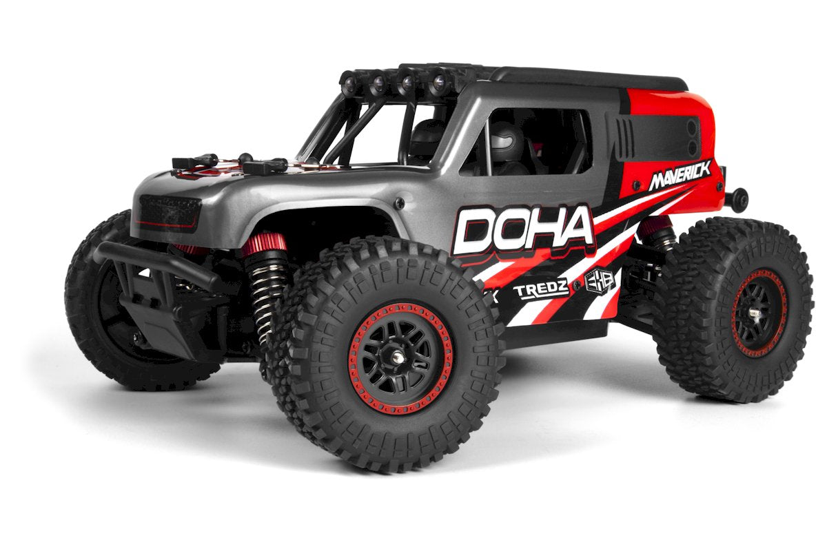 Radio Control - Maverick 1/20 Doha 4WD Electric RC Truck - Red