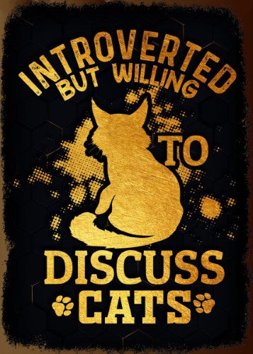 Wall Art on MDF - Cats (40 x 60cm)