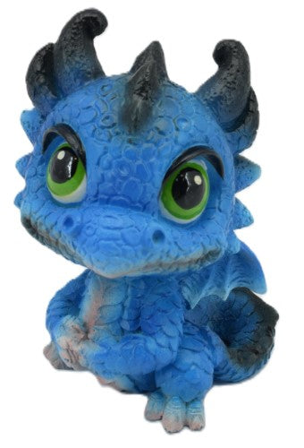 Ornament - Blue Baby Dragon (7 x 5.5 x 7.5cm)