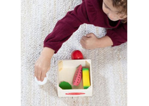 Melissa & Doug - Wooden Food Groups Play Set - Produce