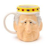 Ceramic Head Shaped Mug - King Charles III
