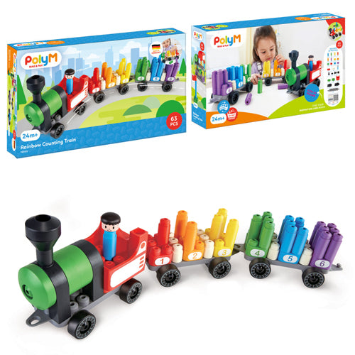 Rainbow Counting Train - PolyM