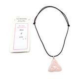 Pendant - Rose Quartz Triquetra