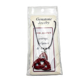 Pendant - Red Jasper Triquetra