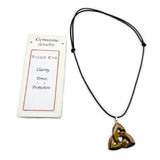 Pendant - Tiger Eye Triquetra