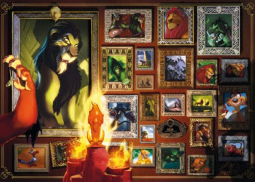 Ravensburger Disney Villainous Scar Puzzle 1000 Pieces