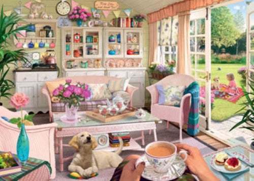 Ravensburger My Haven No 9 The Tea Shed Puzzle 1000 Pieces
