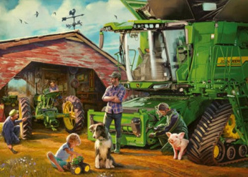 Ravensburger John Deere Then & Now Puzzle 1000 Pieces