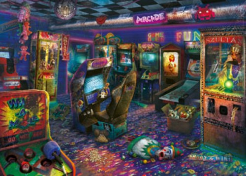 Ravensburger Forgotten Arcade Puzzle 1000 Pieces