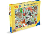 Ravensburger Garden Visitors Puzzle 500 Pieces