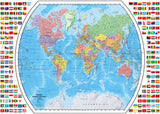 Ravensburger Political World Map Puzzle 1000 Pieces (NEW)
