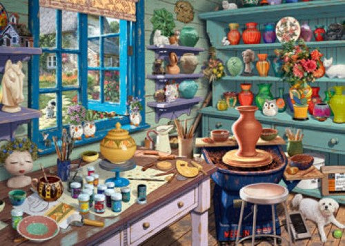 Ravensburger Pottery Studio Sanctuary Puzzle 500 Pieces