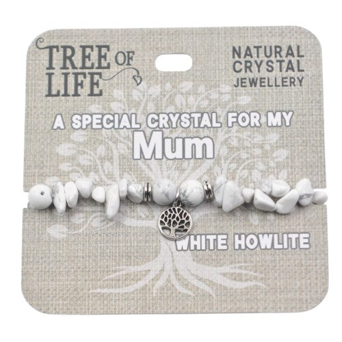 A Special Crystal For Mum White Howlite Bracelet