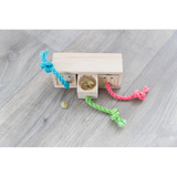 Small Animal Toy - Wooden Snack Activity Cube (5 x 5 x 6cm)