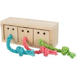 Small Animal Toy - Wooden Snack Activity Cube (5 x 5 x 6cm)