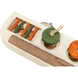 Small Animal Toy - Wooden Snack Activity Board (25 x 4 x 9cm)