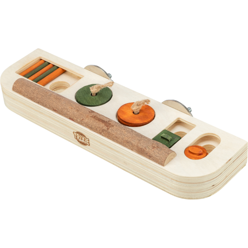 Small Animal Toy - Wooden Snack Activity Board (25 x 4 x 9cm)