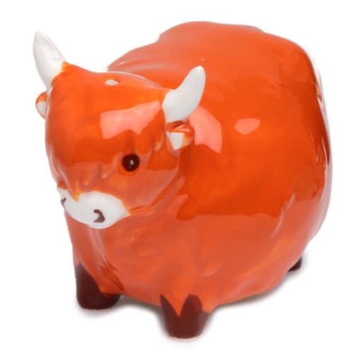 Ceramic Salt & Pepper Set - Highland Coo Cow