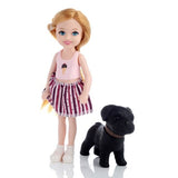 Sally Dress Up Doll with Dog & Accessories (Set of 12 Assorted)