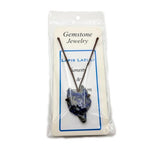 Pendant - Lapis Wolf Head