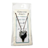 Pendant - Labradorite Wolf Head