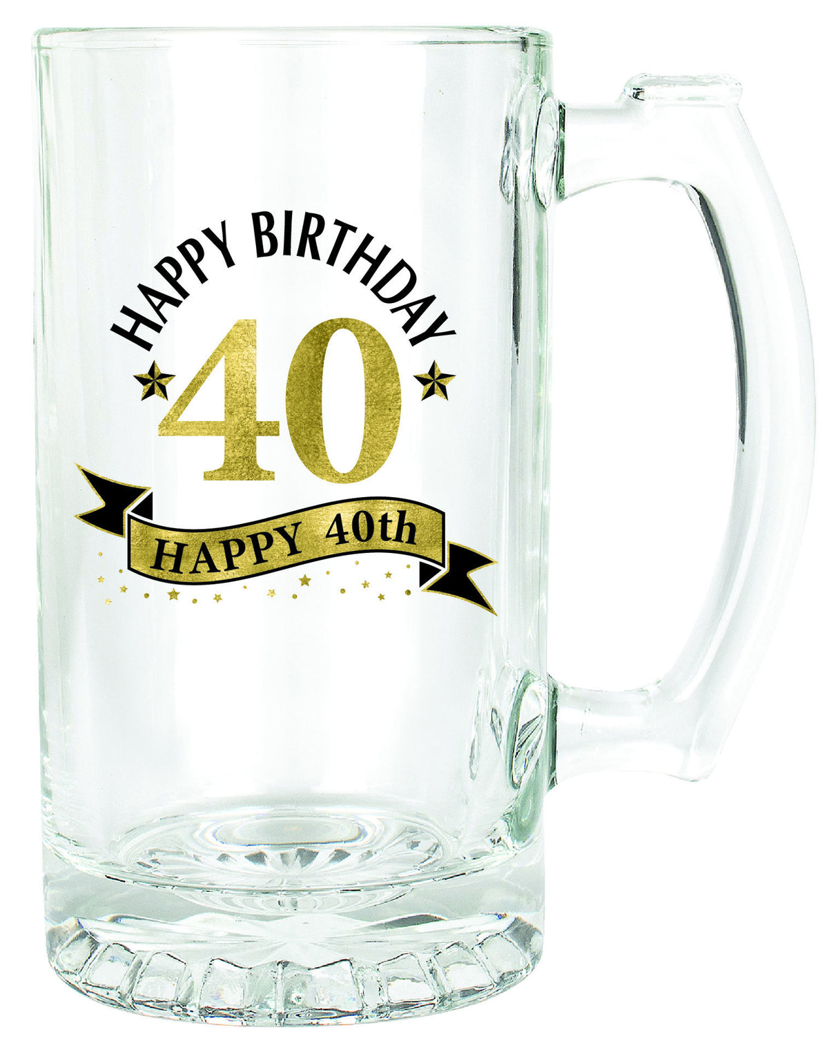 40TH WOOD BOX GIFT SET - 490ML STEIN