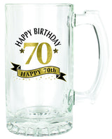 70TH WOOD BOX GIFT SET - 490ML STEIN