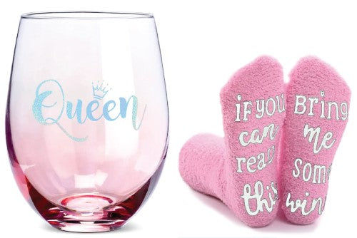 SOCKS & Stemless SET - QUEEN OSFM