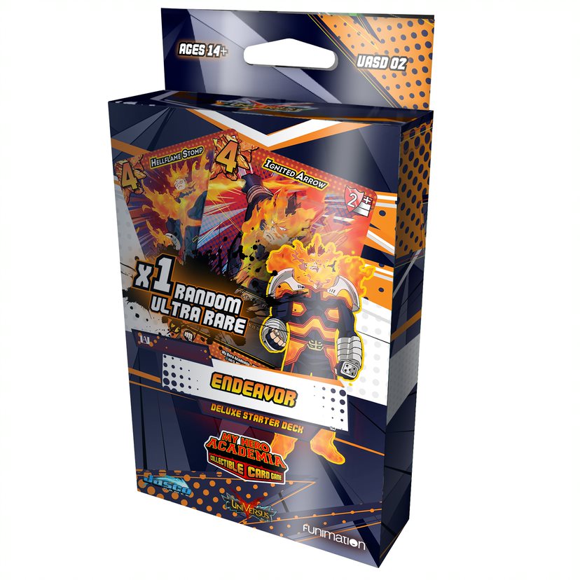 UniVersus My Hero Academia: Heroes Clash Starter Deck Display  - Endeavor