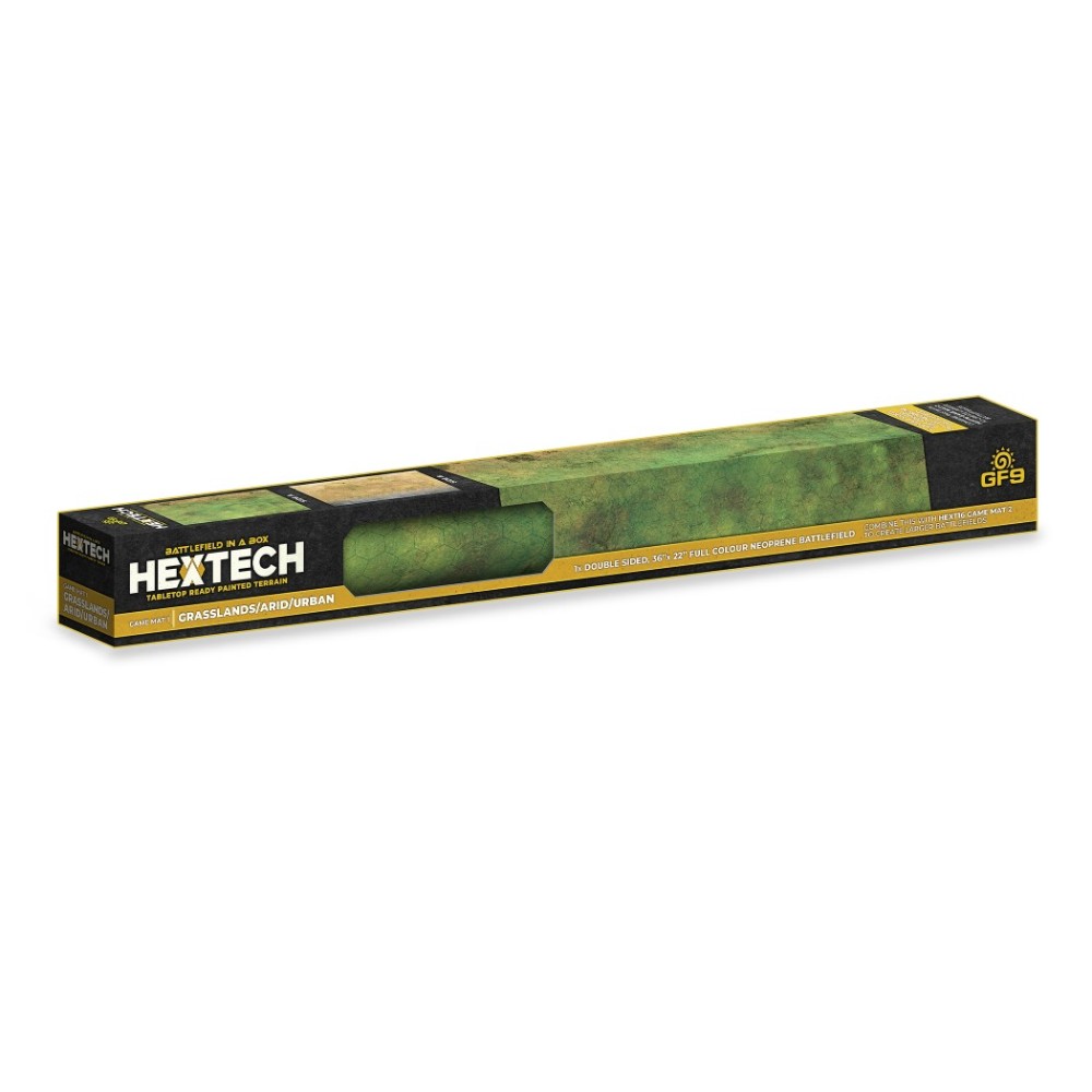 Hextech Terrain: Gaming Mat - Grasslands/Arid/Urban