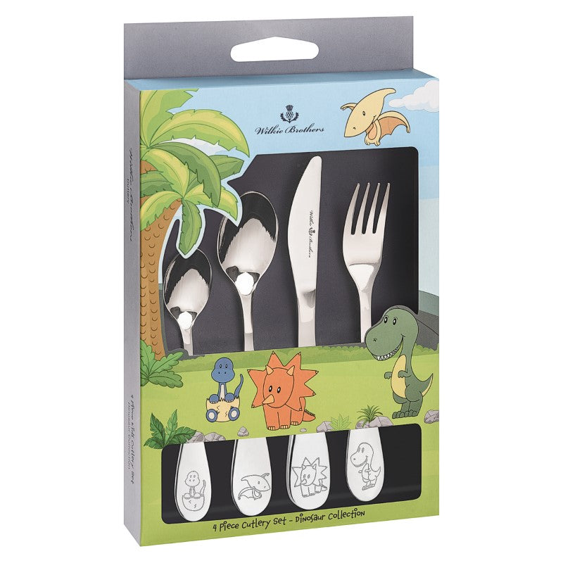 Kids Cutlery - Wilkie Dinosaur (4pc)