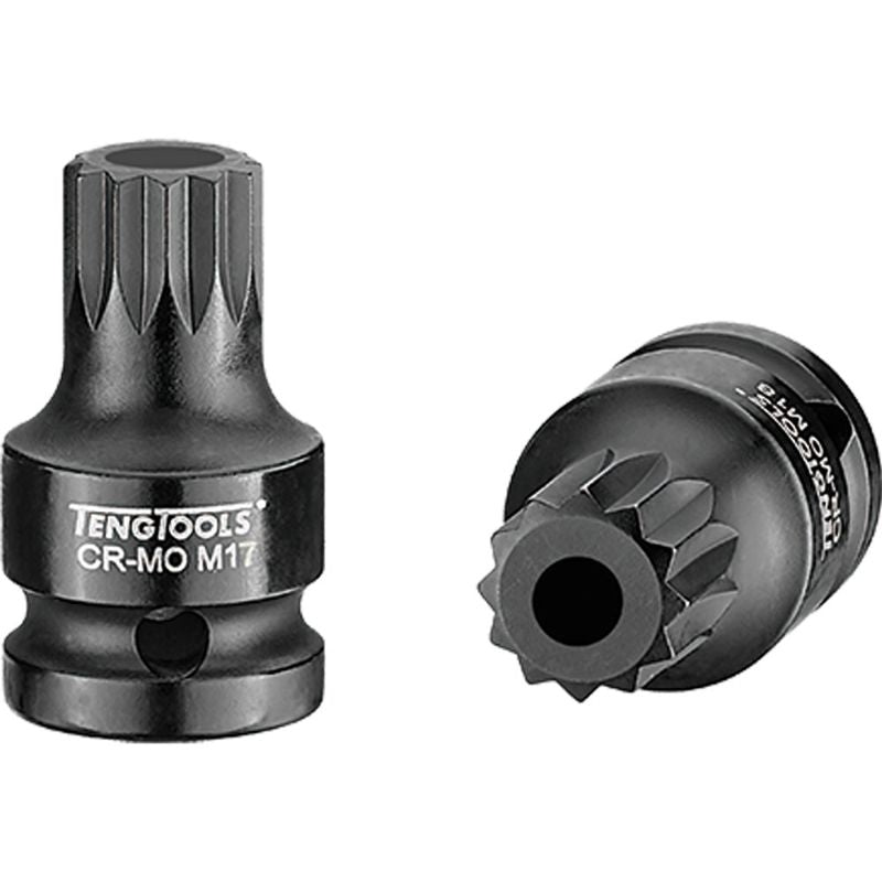 Teng 1/2in Dr. Impact Socket XZN 17x43mm