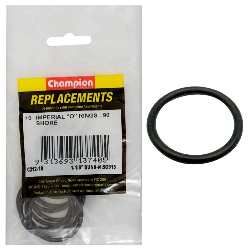 1-1/8 (TUBE REF) X 1.355(I.D.) X .116 (SEC) O-RING