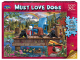 Puzzle - Holdson - Must Love Dogs - Dock Dogs 500 XL Size Pieces
