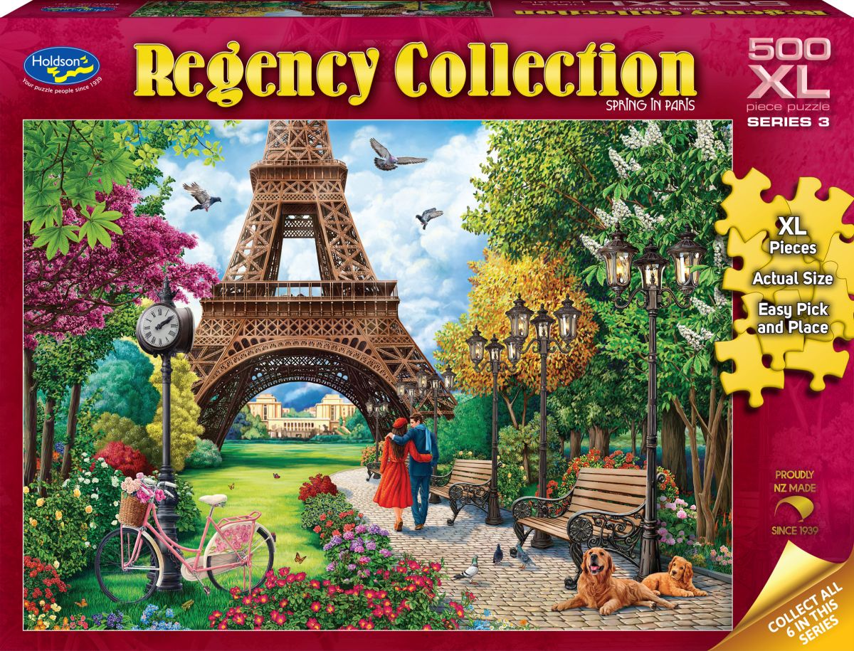 Holdson - Regency Series 3 - Spring in Paris - 500 Piece XL - Jigsaw Puzzle