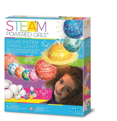 4m Steam Powered Girls - Solar System String Lights