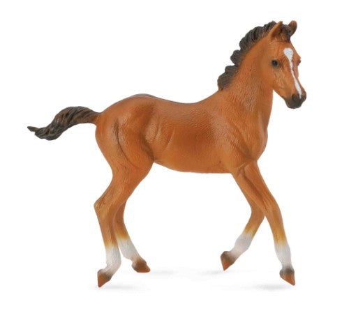 Quarter Horse Foal Bay  Figurine - Medium