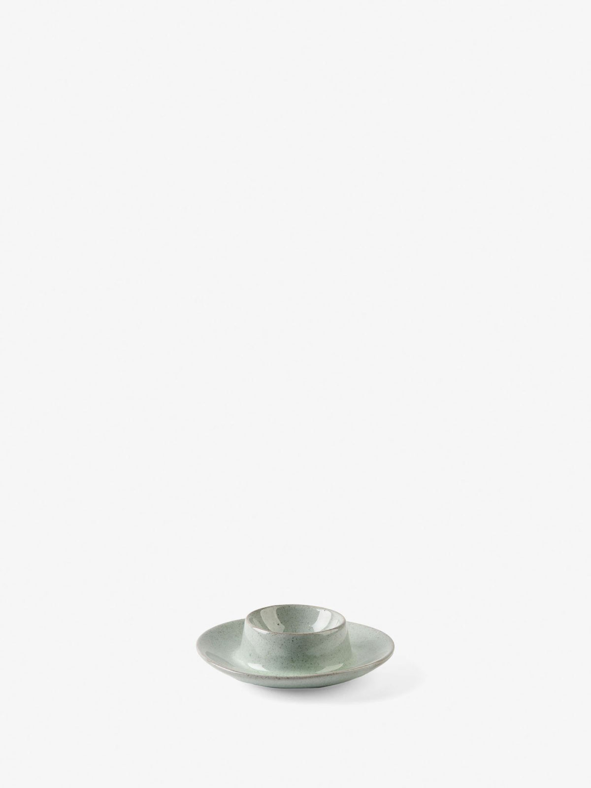 Hottie Bobbie Sage Egg Cup Plate - Sage