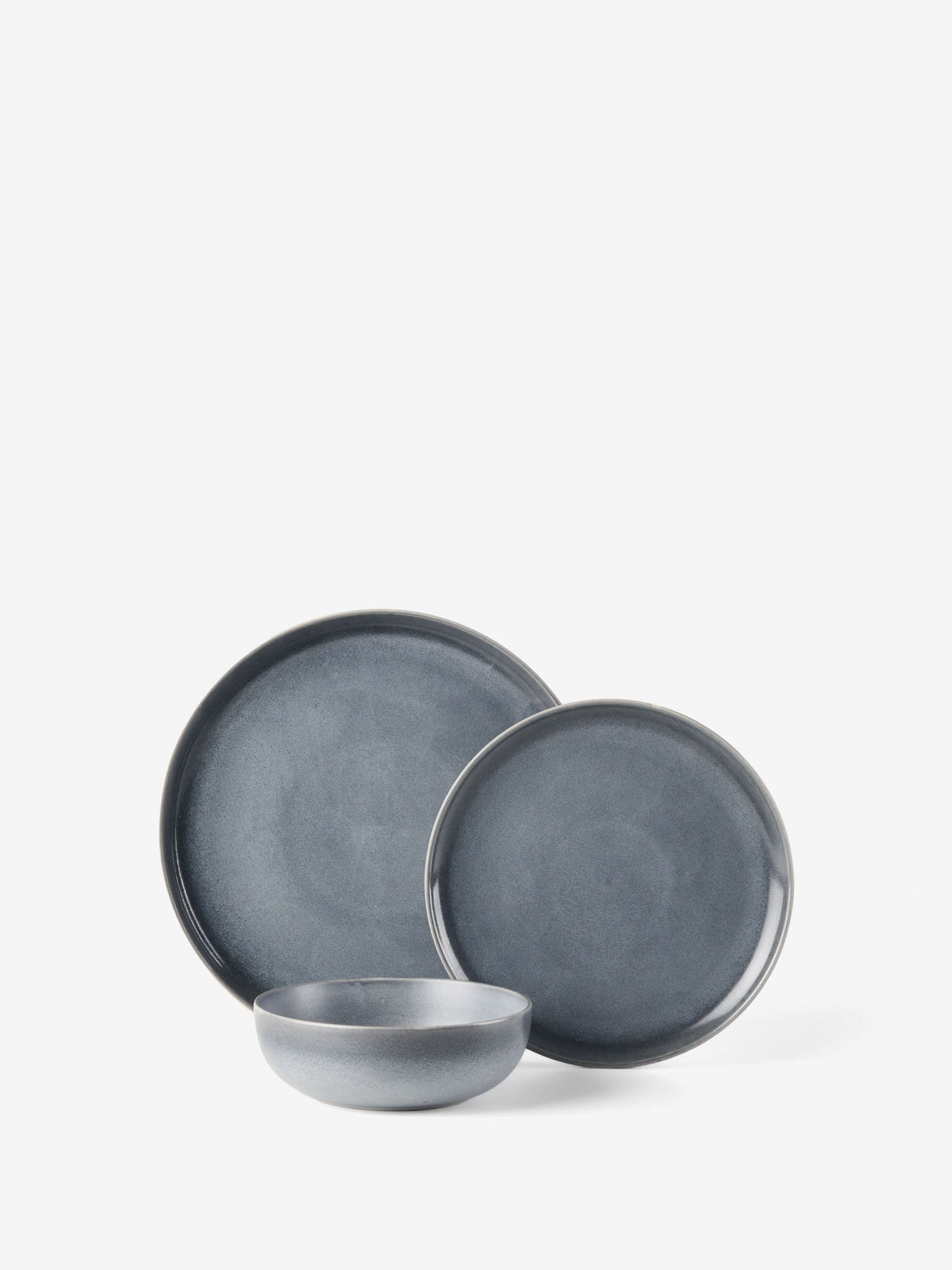Hottie Bobbie Slate 12-Piece Dinner Set - Slate