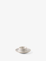 Hottie Bobbie White Egg Cup Plate - White