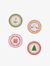 Hottie Jollie Multi 4-Piece Coasters