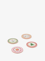Hottie Jollie Multi 4-Piece Coasters