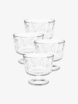 Hottie Jollie Clear 4-Piece Bowl Set - Clear